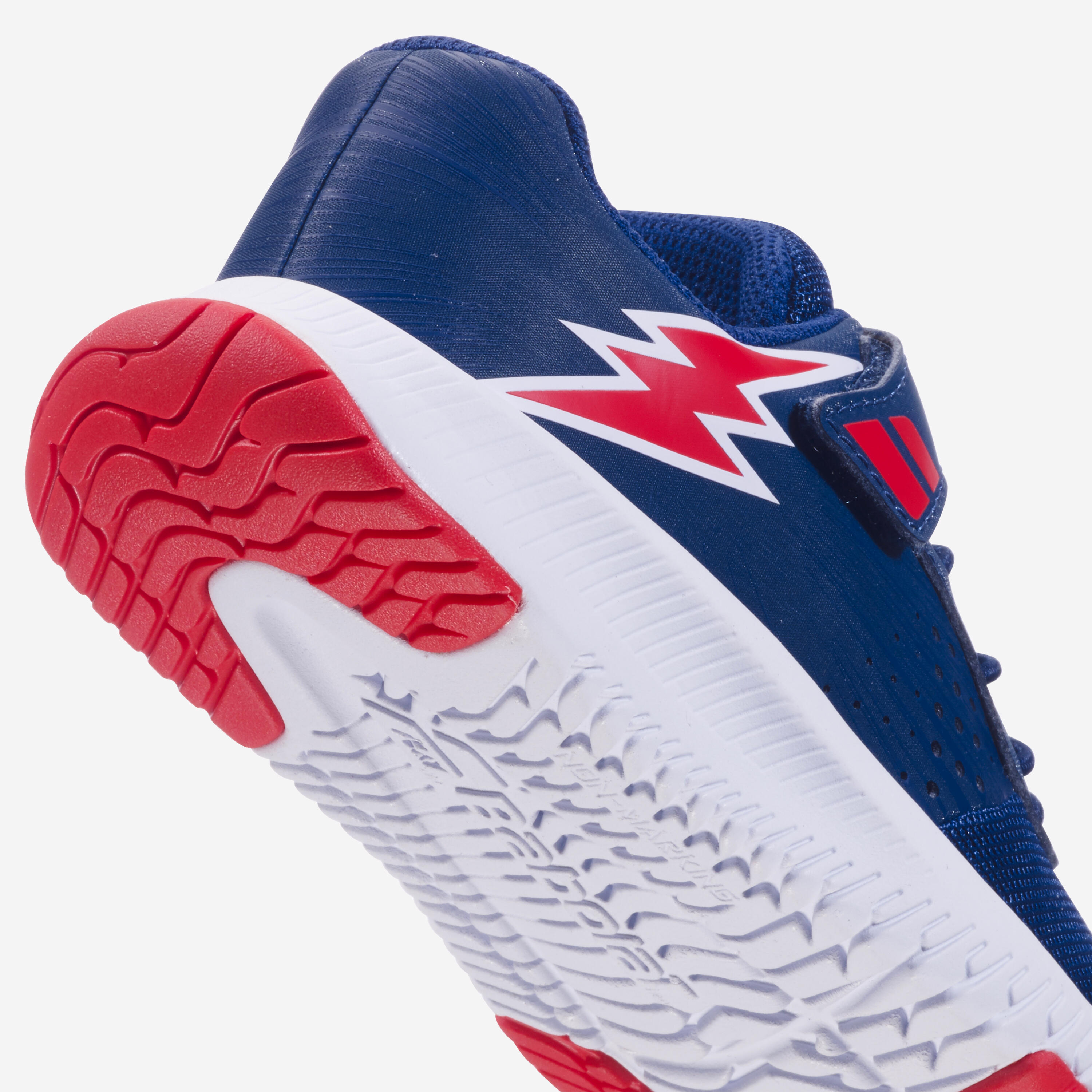 Chaussures de tennis enfant - Babolat Pulsion Kid Bleu rouge AH25 3/5