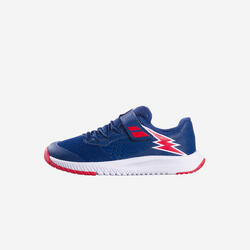 Chaussures de tennis enfant - Babolat Pulsion Kid Bleu rouge AH25