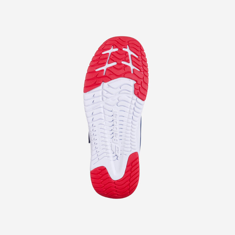 Chaussures de tennis enfant - Babolat Pulsion Kid Bleu rouge AH25