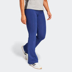 Pantalon de fitness évasé femme, gris foncé