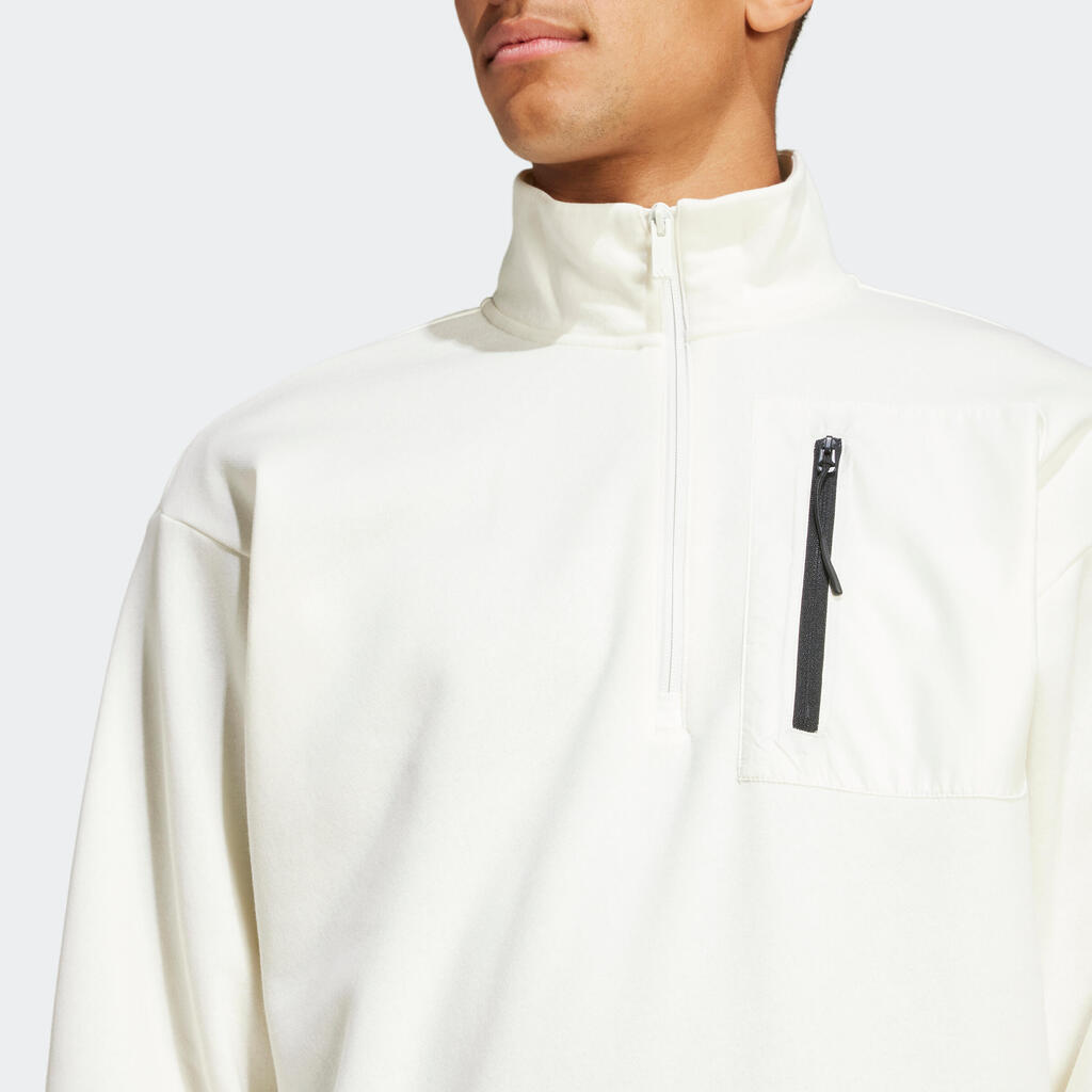 Bel moški pulover s kapuco ADIDAS 