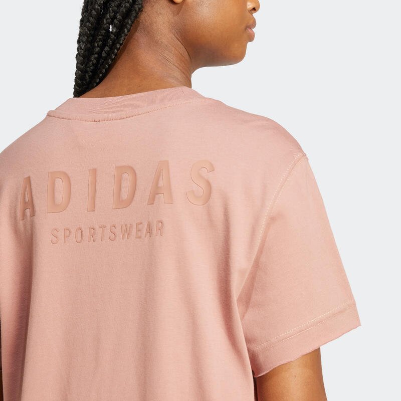 T-SHIRT ADIDAS FEMME TERRACOTA