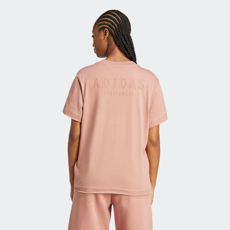 T-SHIRT ADIDAS FEMME TERRACOTA