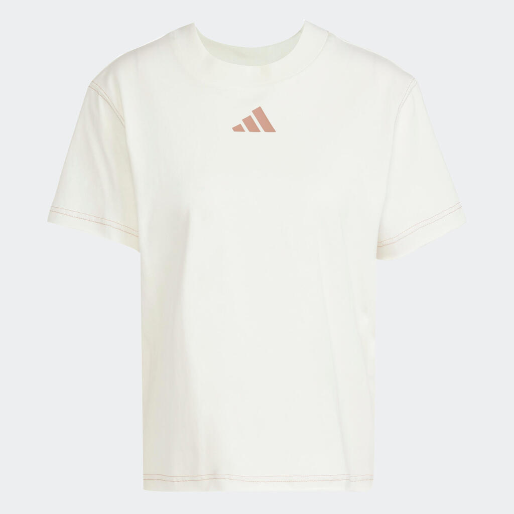 Rjava ženska majica s kratkimi rokavi ADIDAS