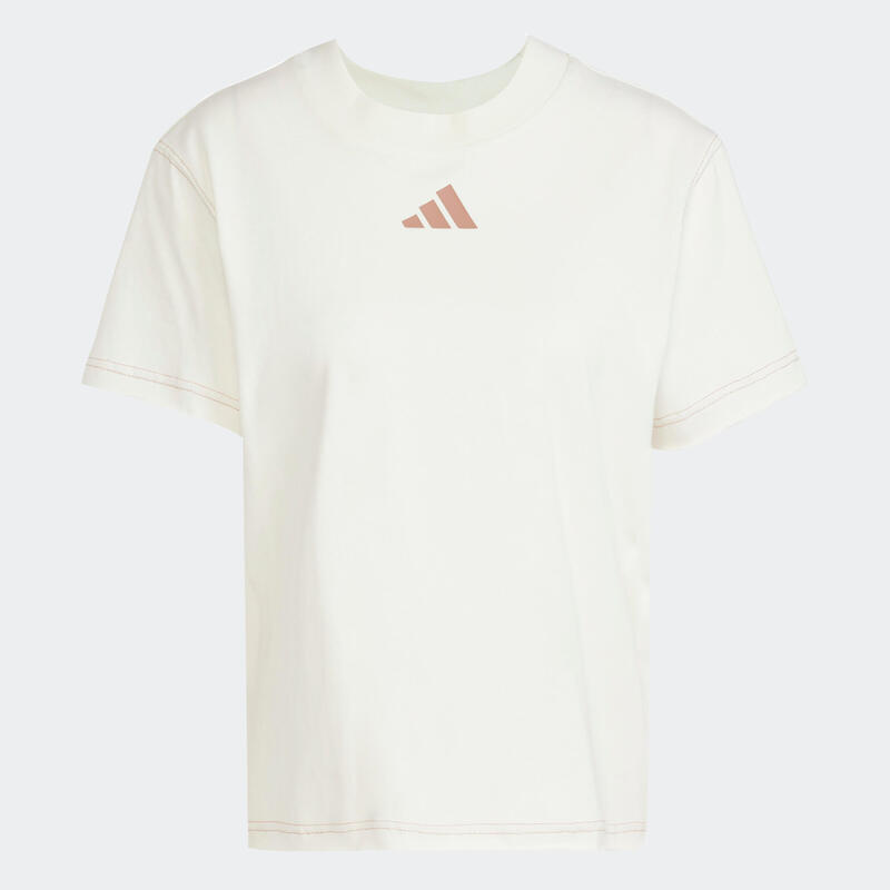 T-SHIRT ADIDAS FEMME BLANC