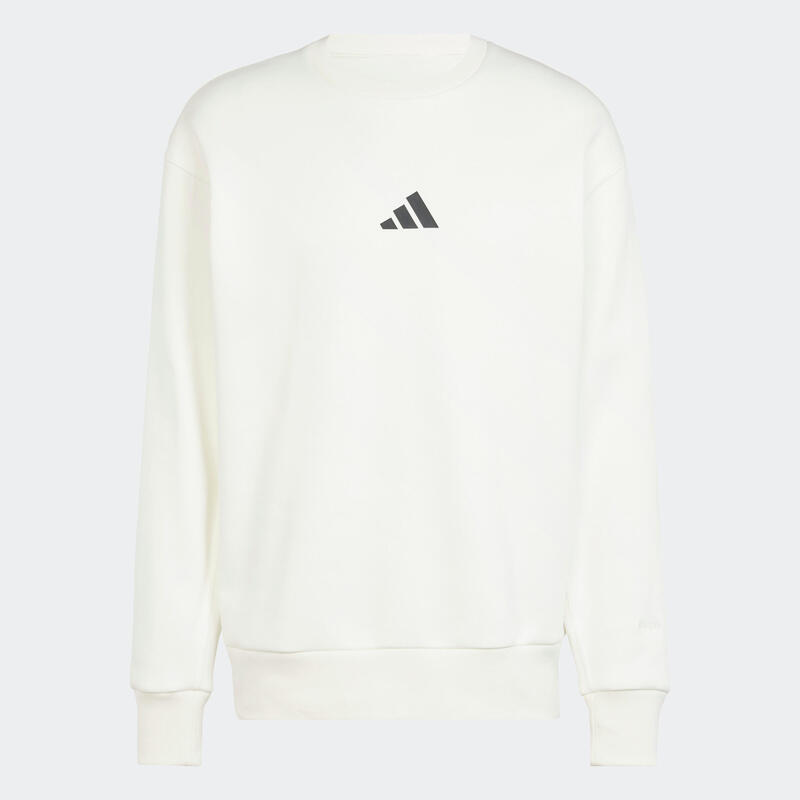 SWEATSHIRT ADIDAS HOMME BLANC