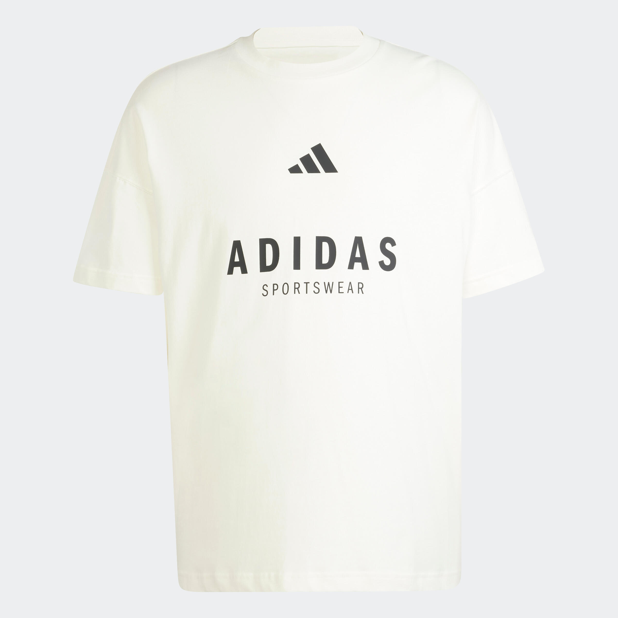 T-SHIRT ADIDAS HOMME BLANC 5/5
