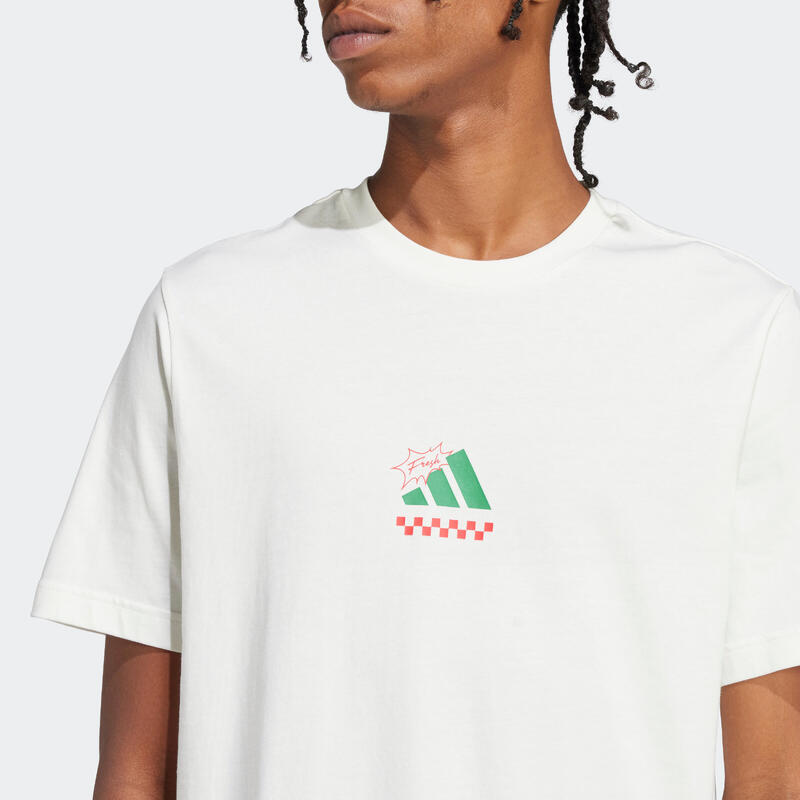 T-SHIRT ADIDAS HOMME BLANC