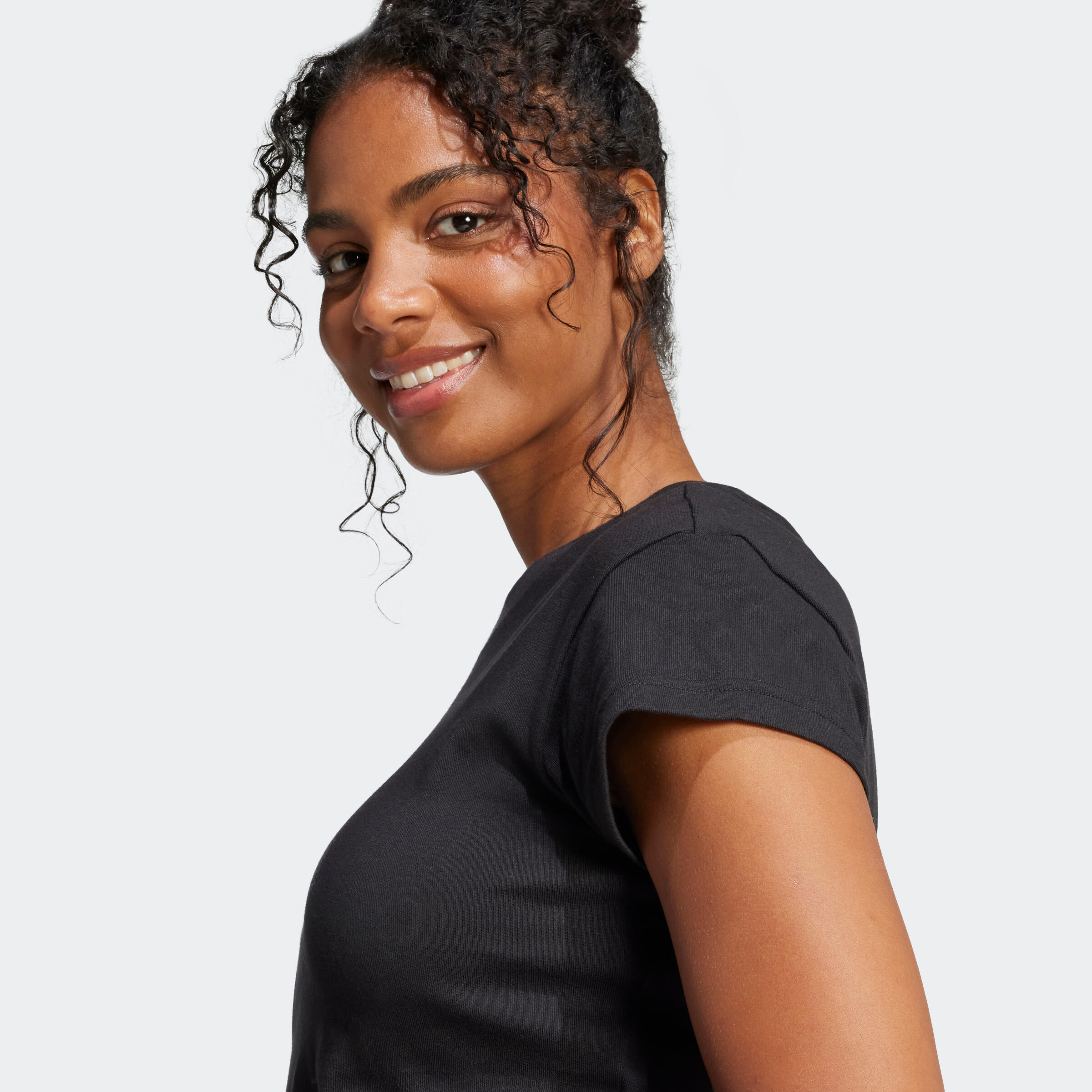 CAMISETA ADIDAS MUJER NEGRO 5/6