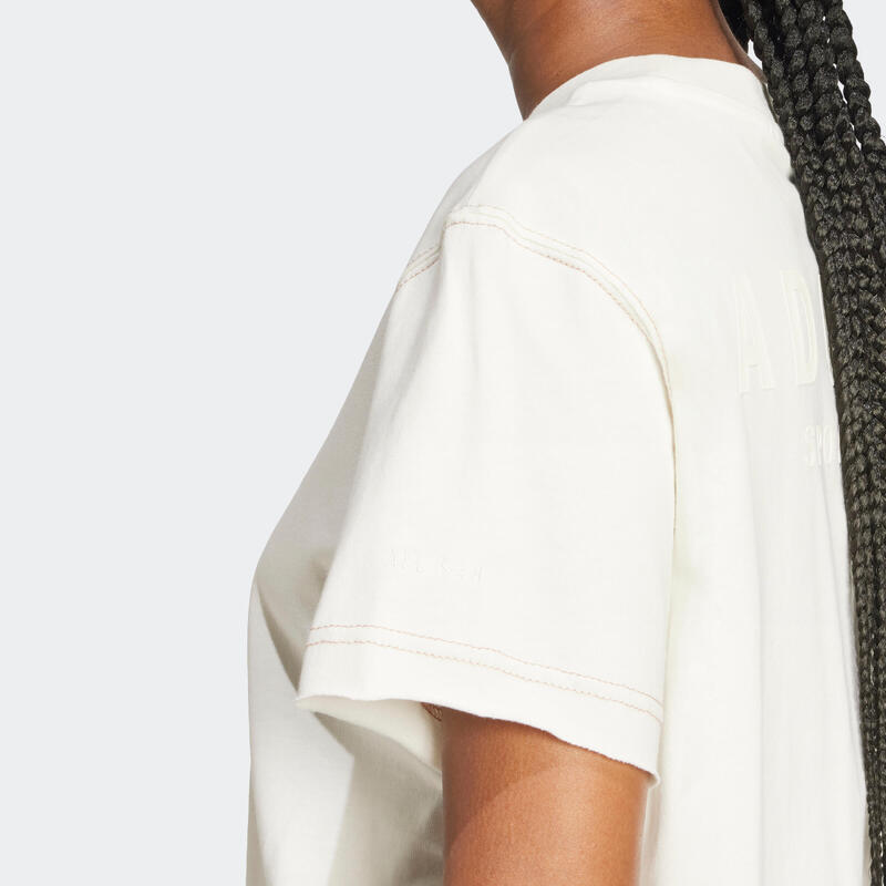 T-SHIRT ADIDAS FEMME BLANC
