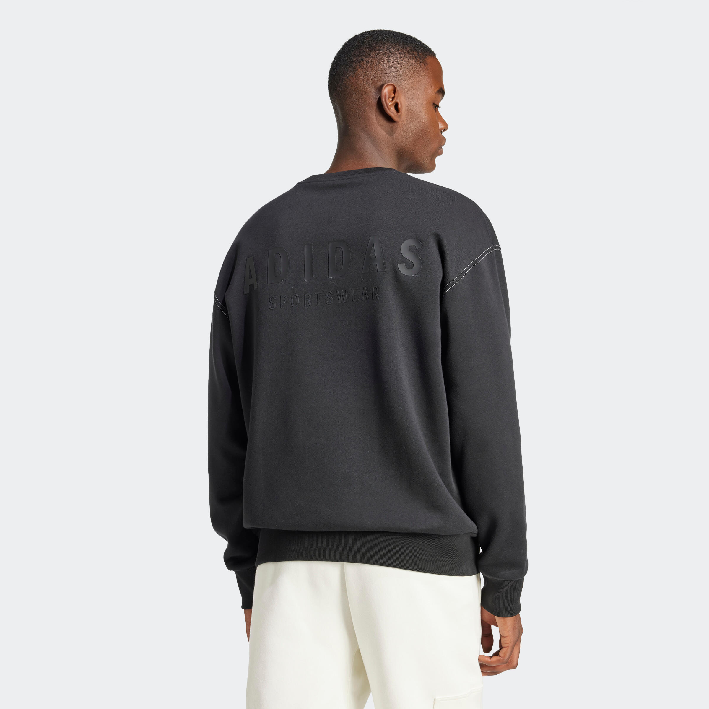SWEATSHIRT ADIDAS HOMME NOIR 4/6