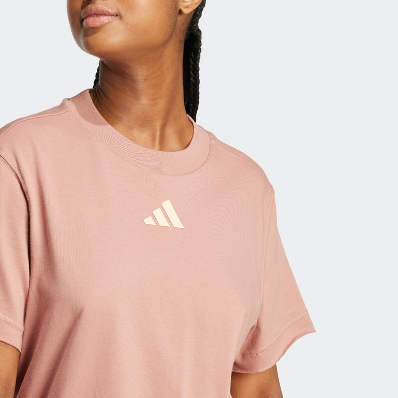 T-SHIRT ADIDAS FEMME TERRACOTA