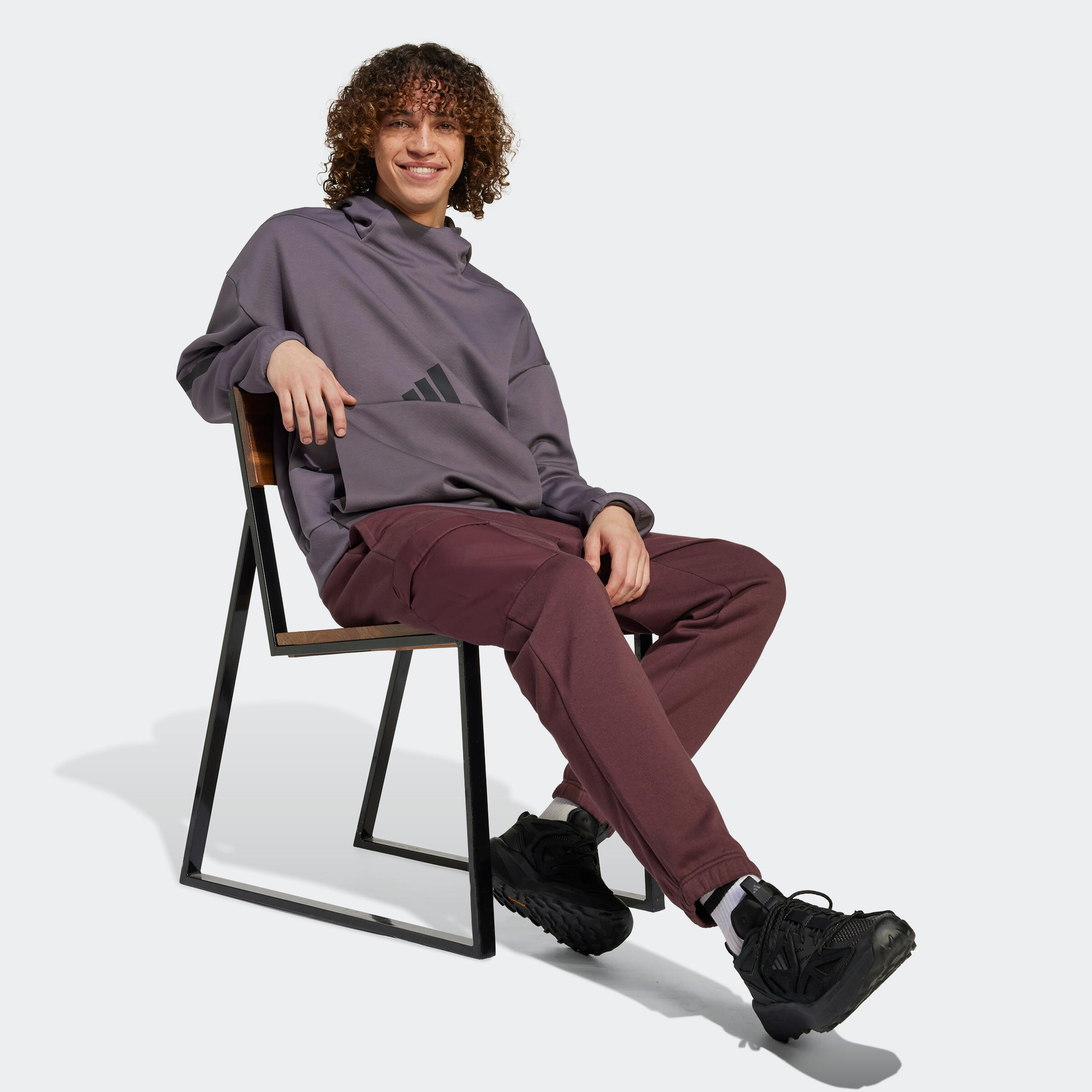 Men's Adidas Bottoms - Red 2/6