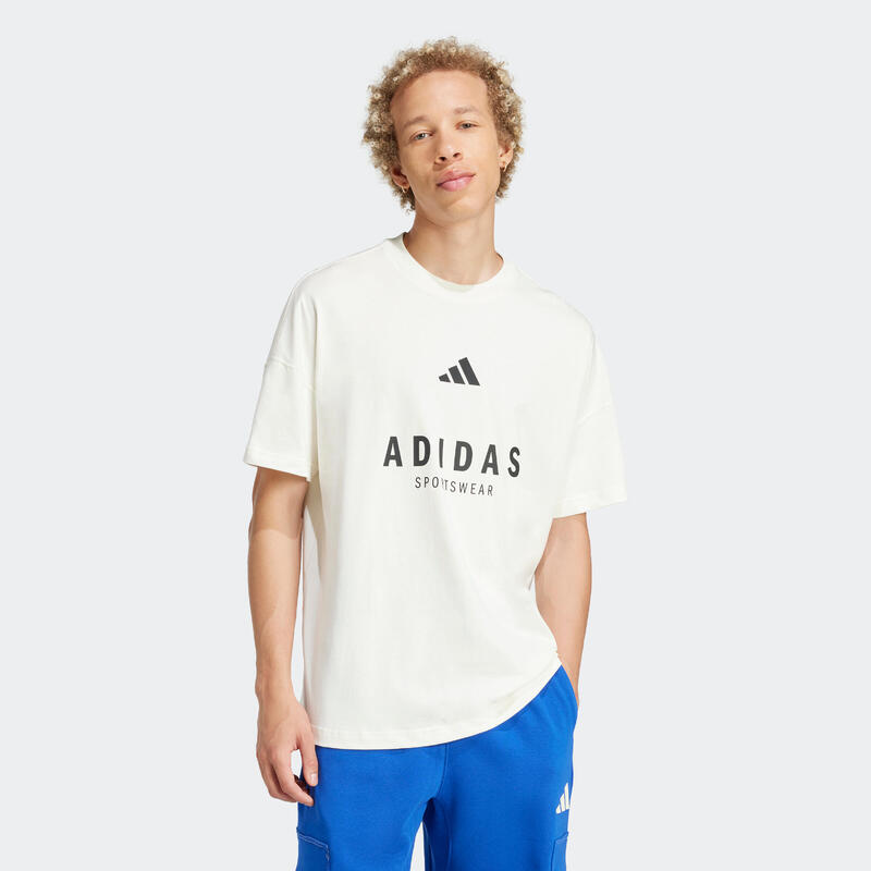 TRICOU ADIDAS ALB BĂRBAȚI 