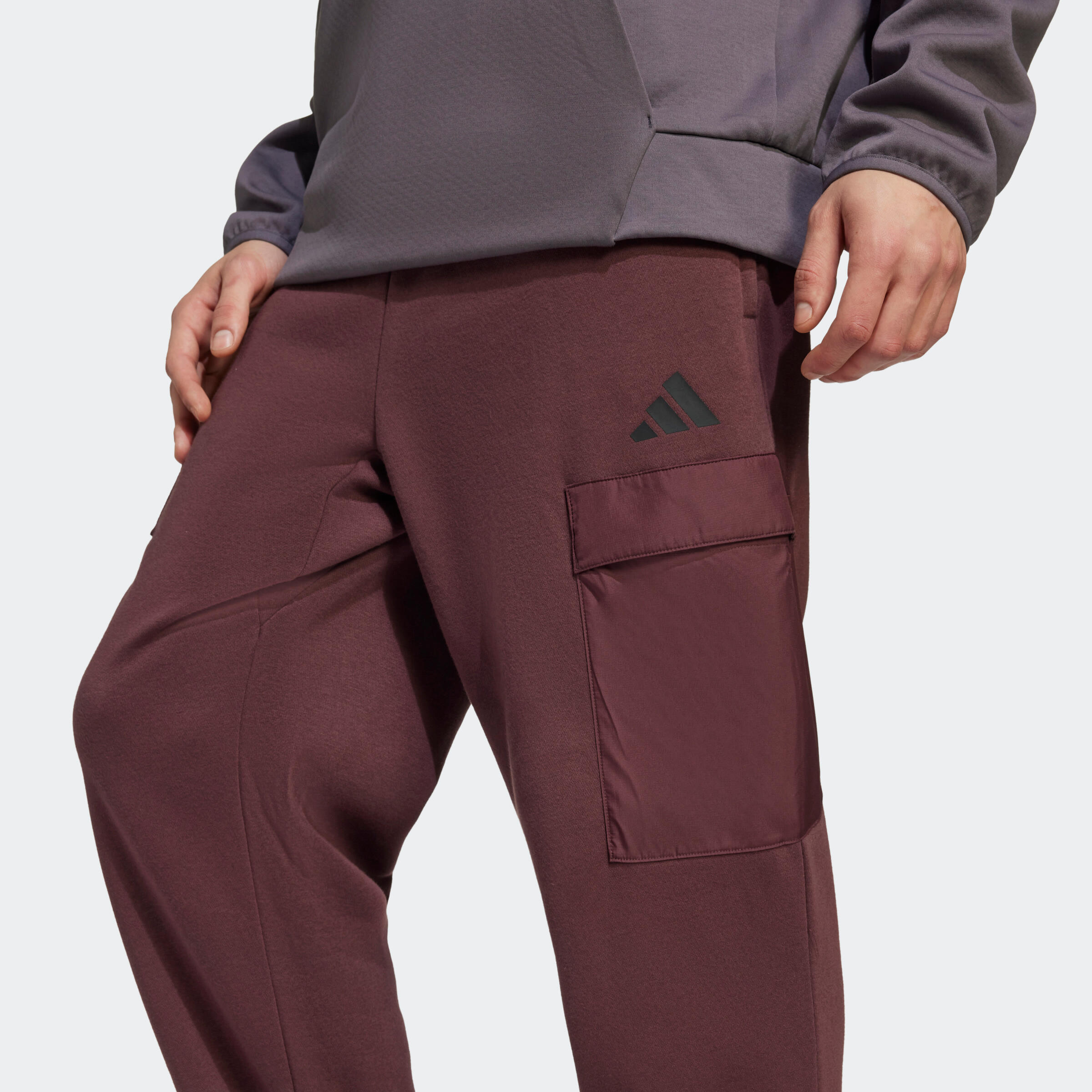 Men's Adidas Bottoms - Red 3/6