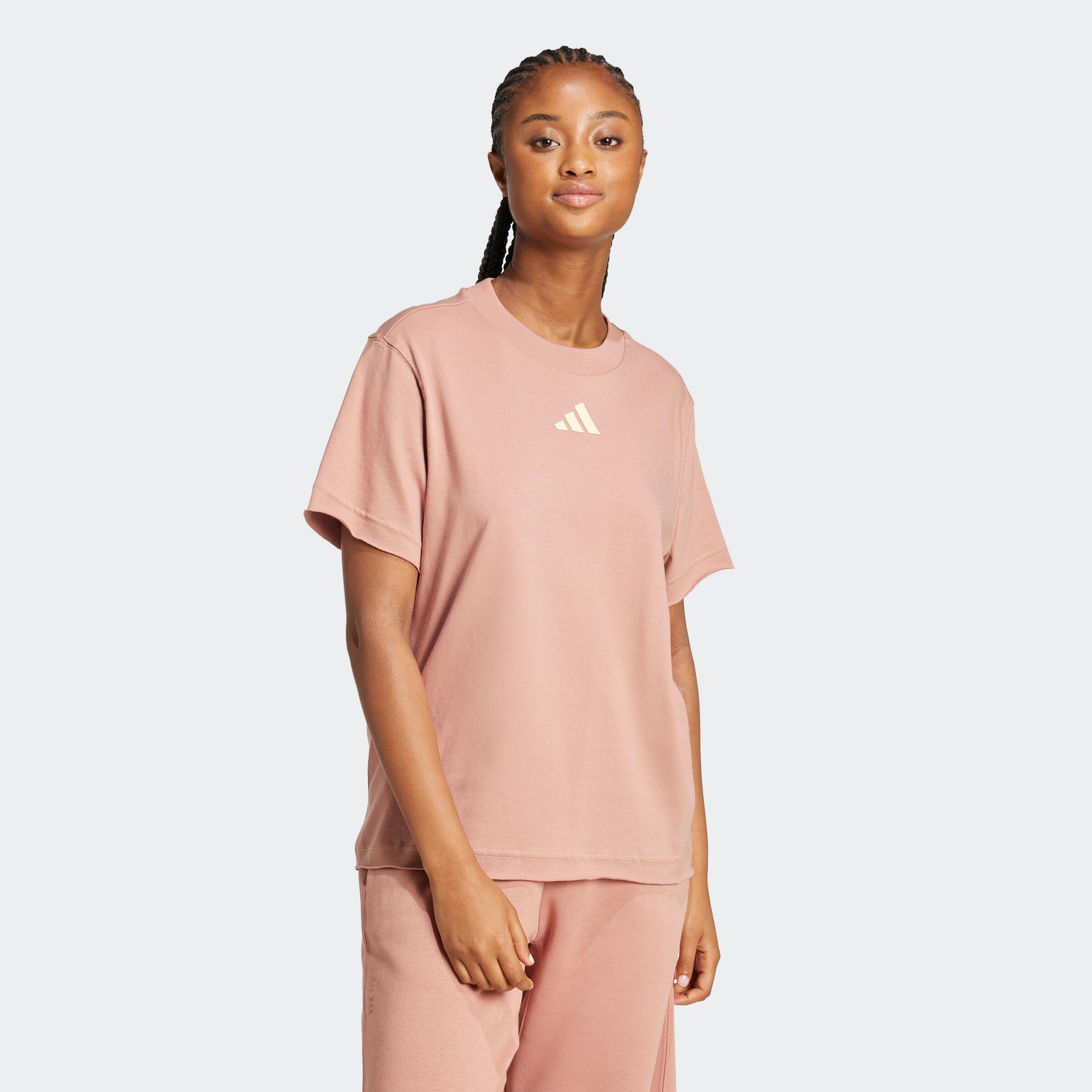 T SHIRT ADIDAS FEMME TERRACOTA ADIDAS
