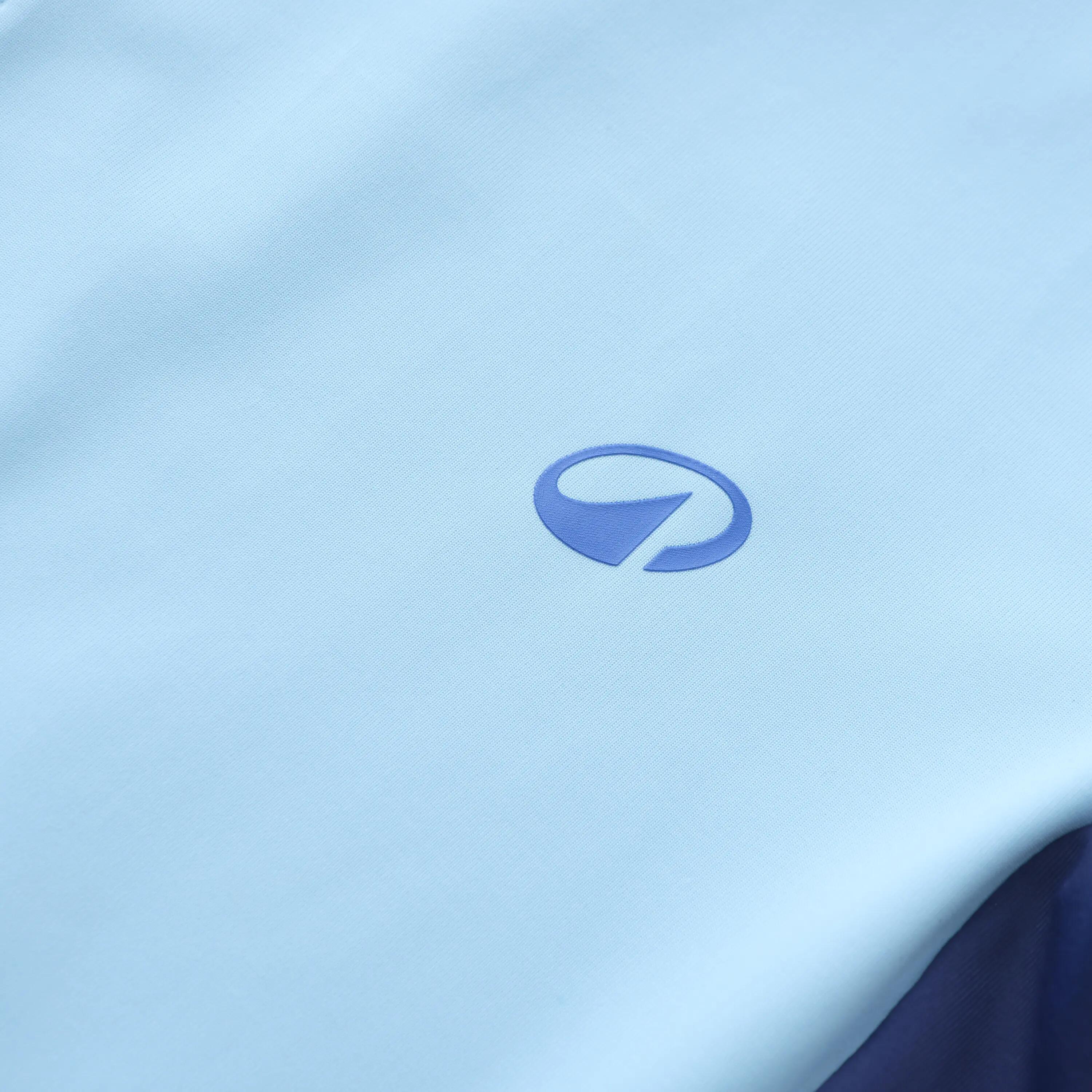 Camiseta de protección solar UV manga corta de surf para Niñas 500 - Azul 6/8