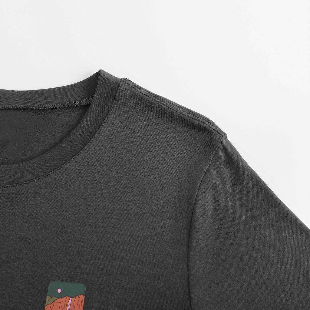 T-SHIRT EN LAINE TRAVEL 500 FEMME