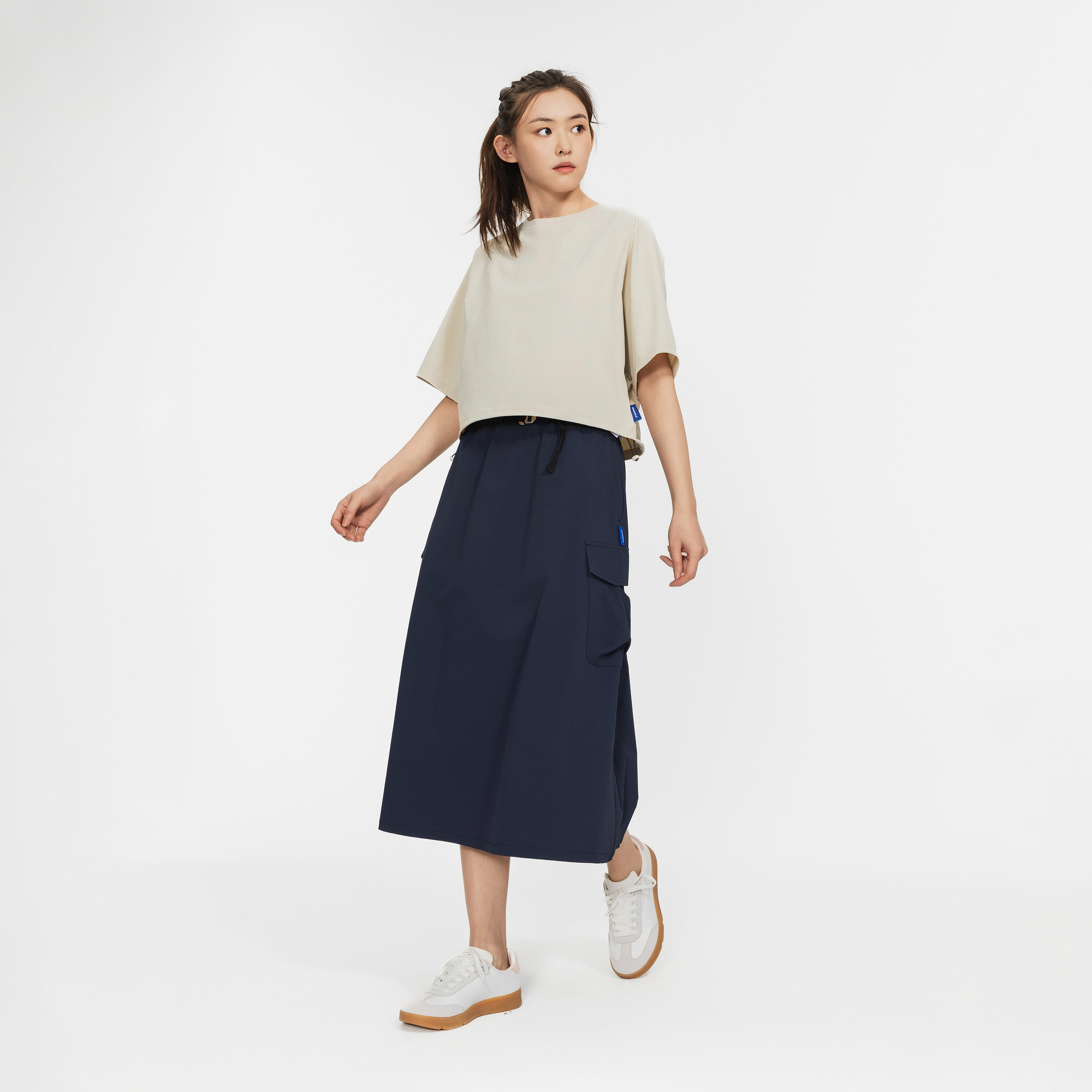 Sportswear CARGO WOVEN SKIRT - asphalt blue