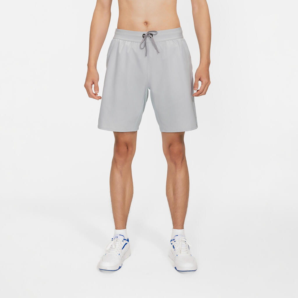 Short de Cross Training Performance Respirant Léger Celliant Homme - Gris
