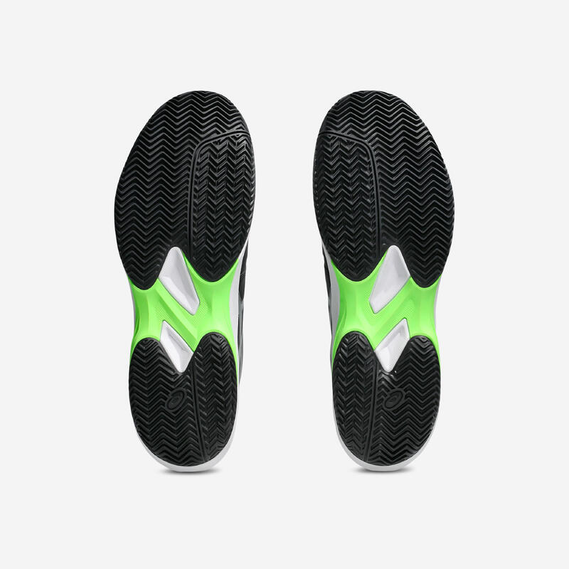Încălțăminte de tenis zgură Asics Game FF Negru Verde Bărbați