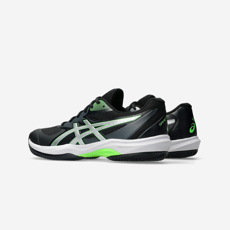 Încălțăminte de tenis zgură Asics Game FF Negru Verde Bărbați