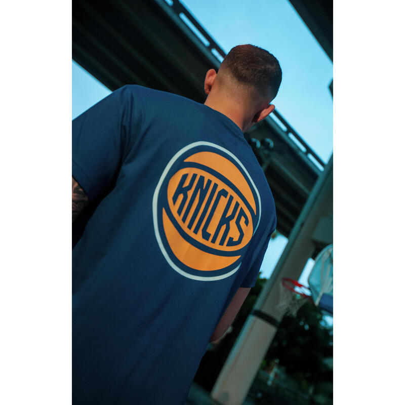T-shirt de basketball nba knicks homme/femme -  ts 900 ad bleu