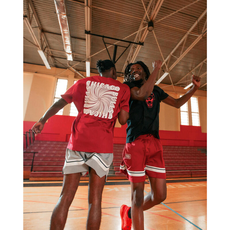 Short de basketball NBA  homme/femme - SH 900 AD Rouge bordeaux