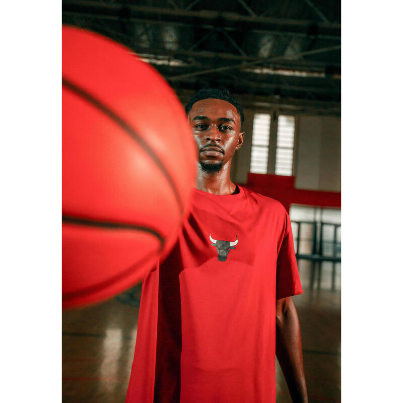 T-shirt de basketball nba chicago bulls homme/femme -  ts 900 ad rouge