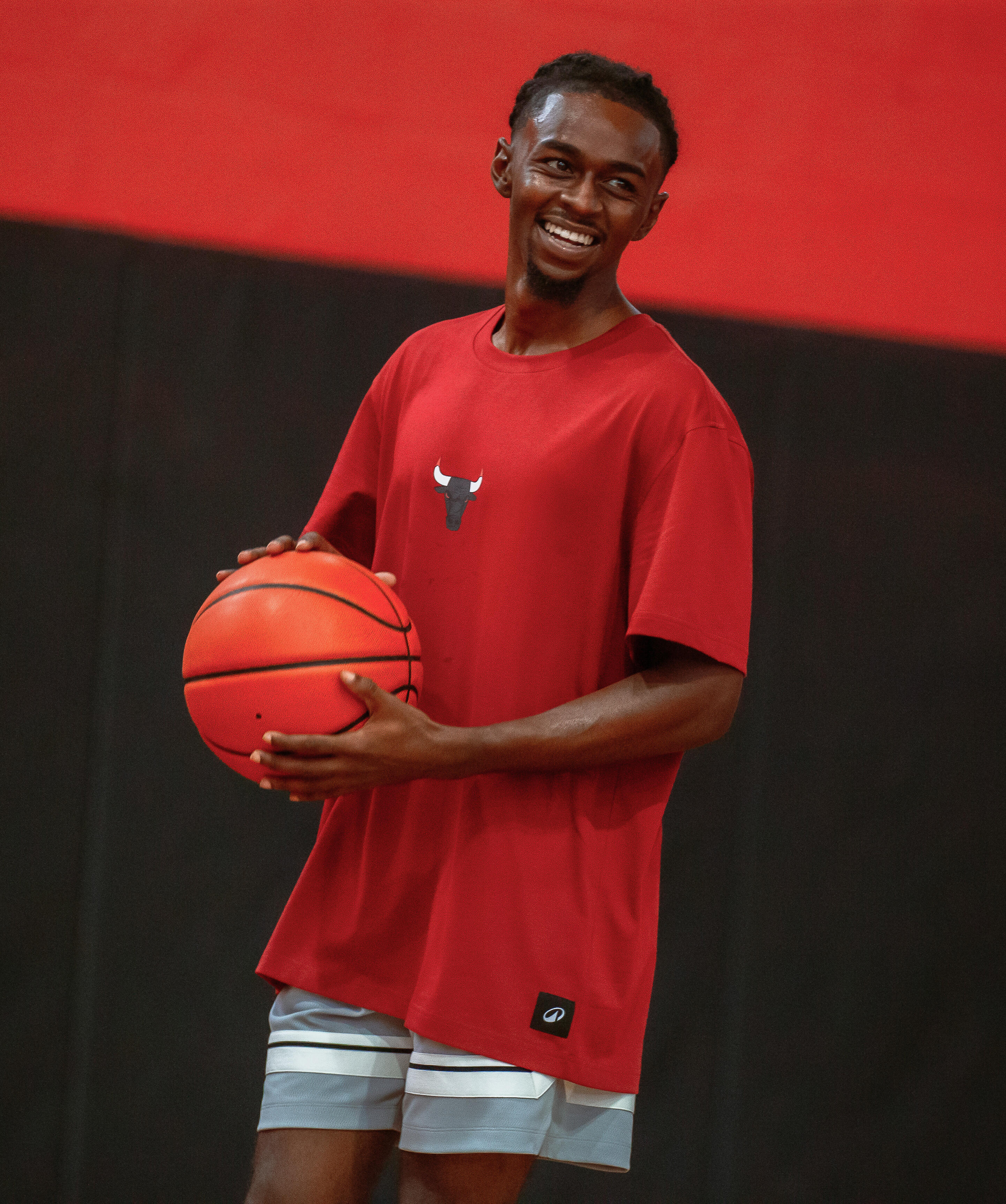 T-shirt basket adulto 900 NBA Chicago Bulls rossa 9/12
