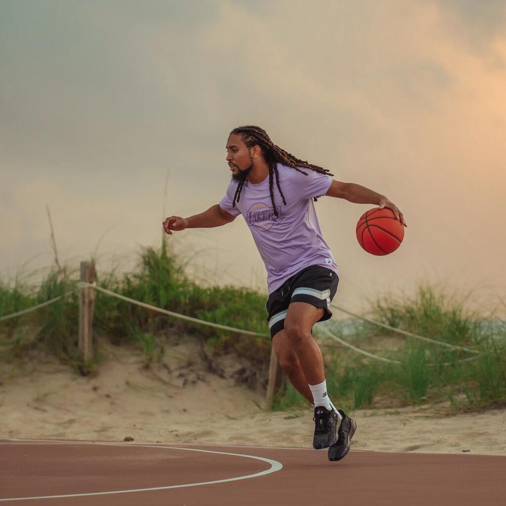 Crne uniseks patike za košarku FAST 900 LOW-1 NBA LAKERS