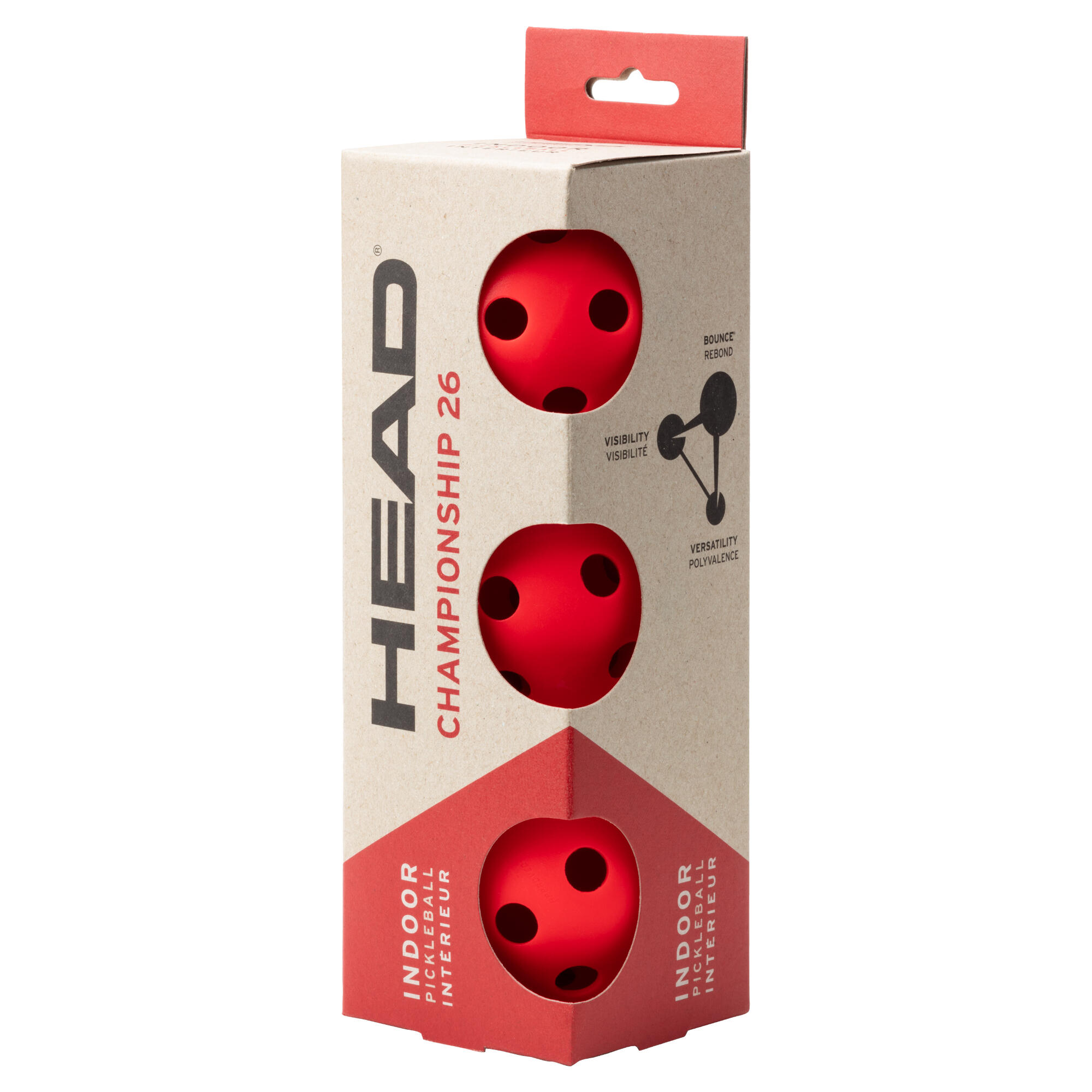 3B Head Championship 26 Indoor Pickleball - 3 Pack