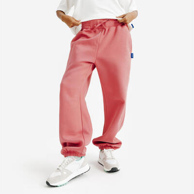 Pantaloni tuta donna ELEMENTALS flare felpati bianchi