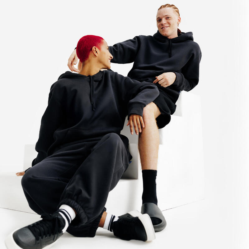 Hanorac cu glugă Elementals Negru Unisex
