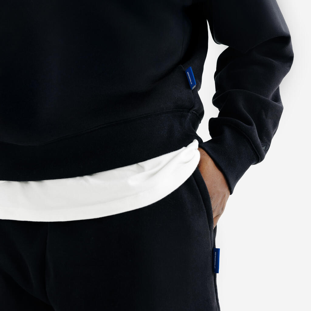 Sweat col rond homme, Elementals, noir