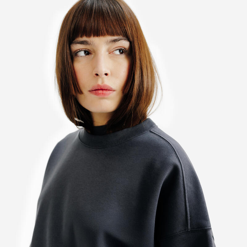 Bluză guler rotund, Elementals, Gri Damă