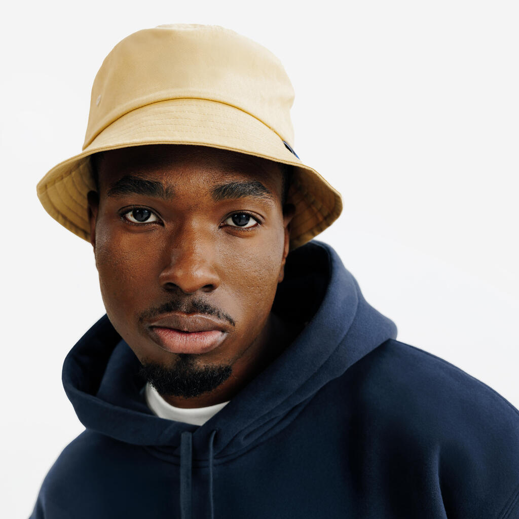 Klobúk typu bucket hat béžový