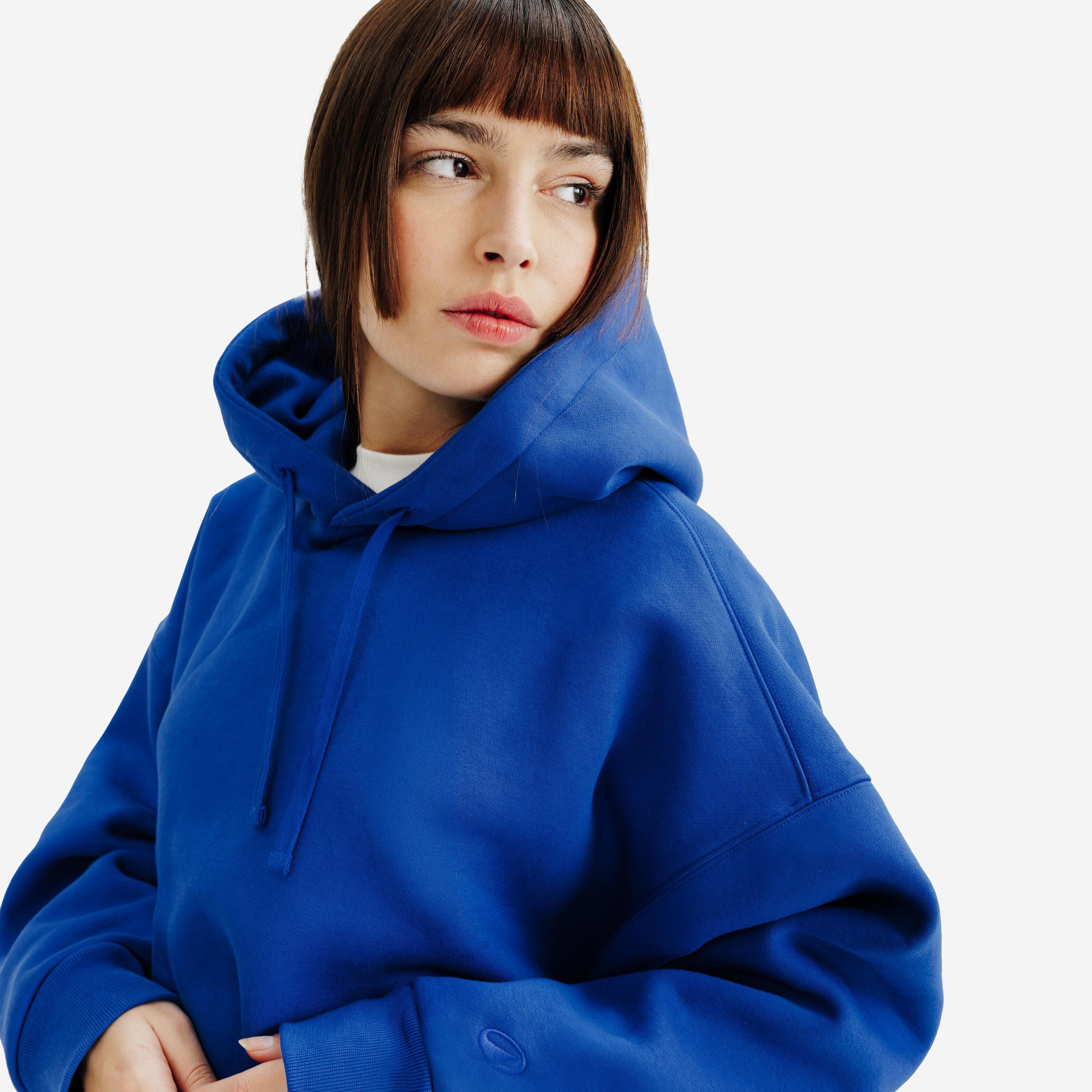 Dameshoodie Elementals blauw 3/6