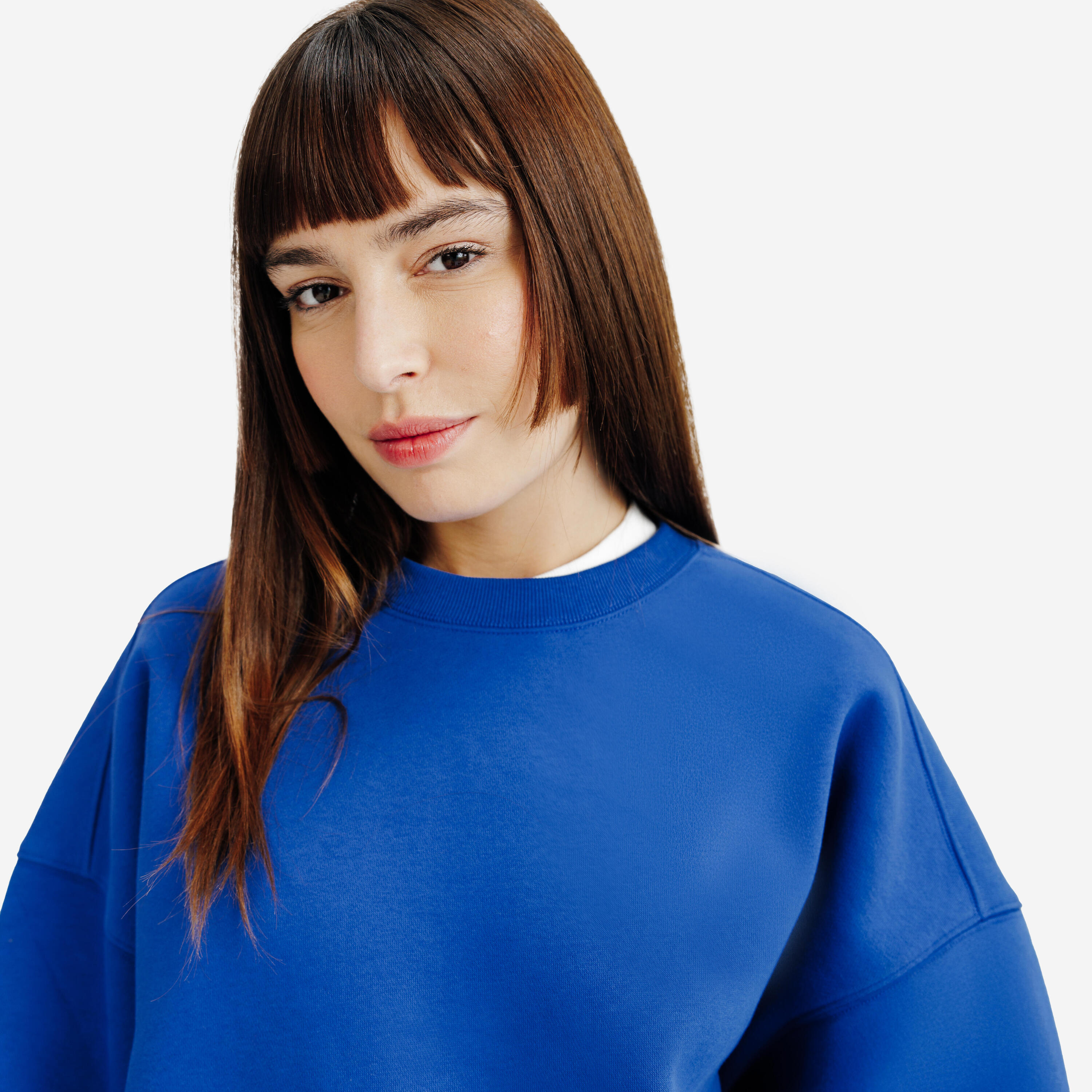 Sweat col rond femme, Elementals, bleu 3/6