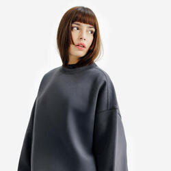 Sweat col rond femme, Elementals, bleu