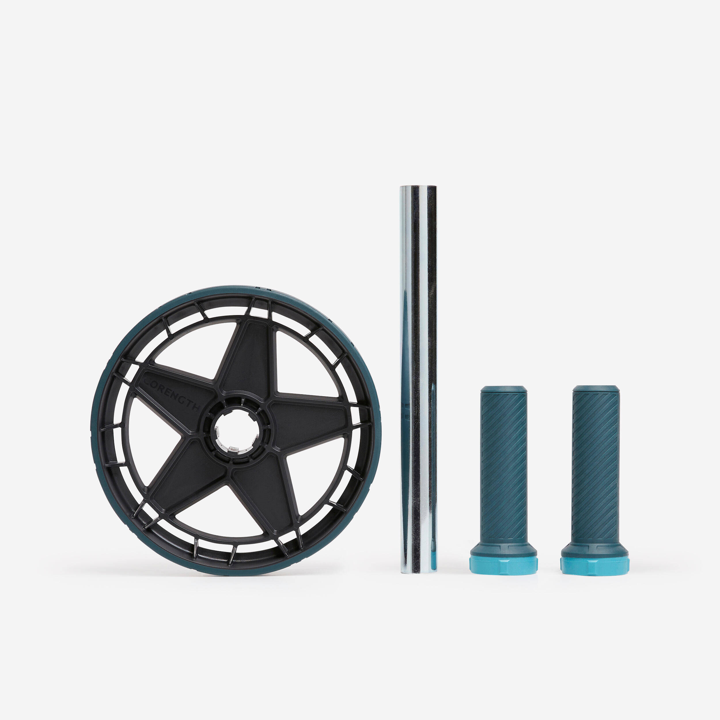 Ab Wheel Matte Finish - Teal Blue -  5