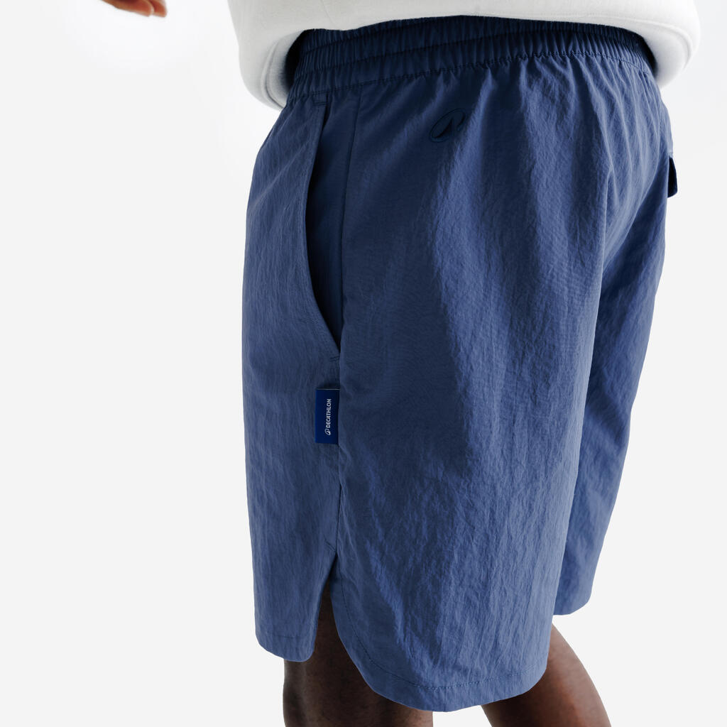 Men's canvas shorts, Elementals, Black