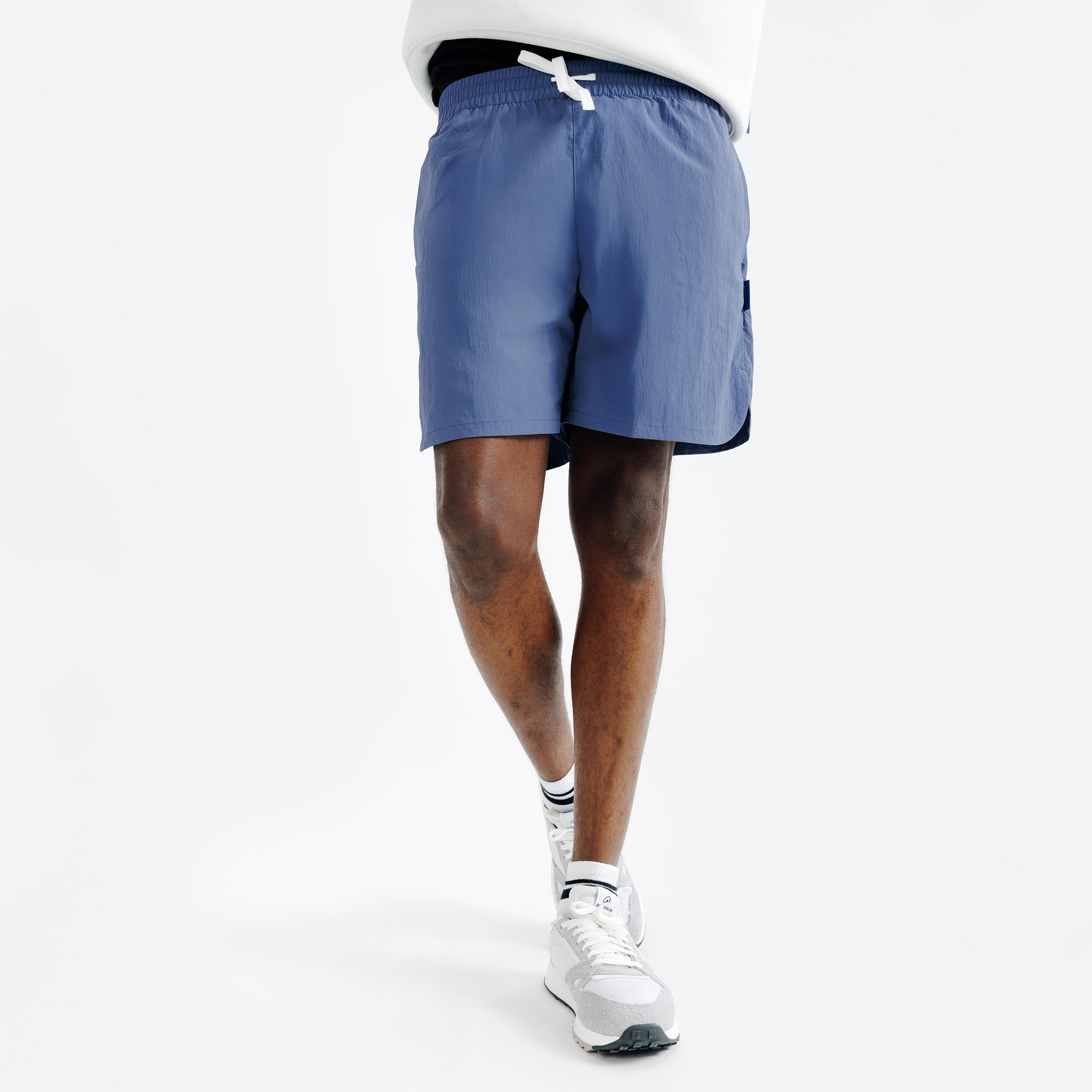 Men's woven shorts, Elementals - Blue