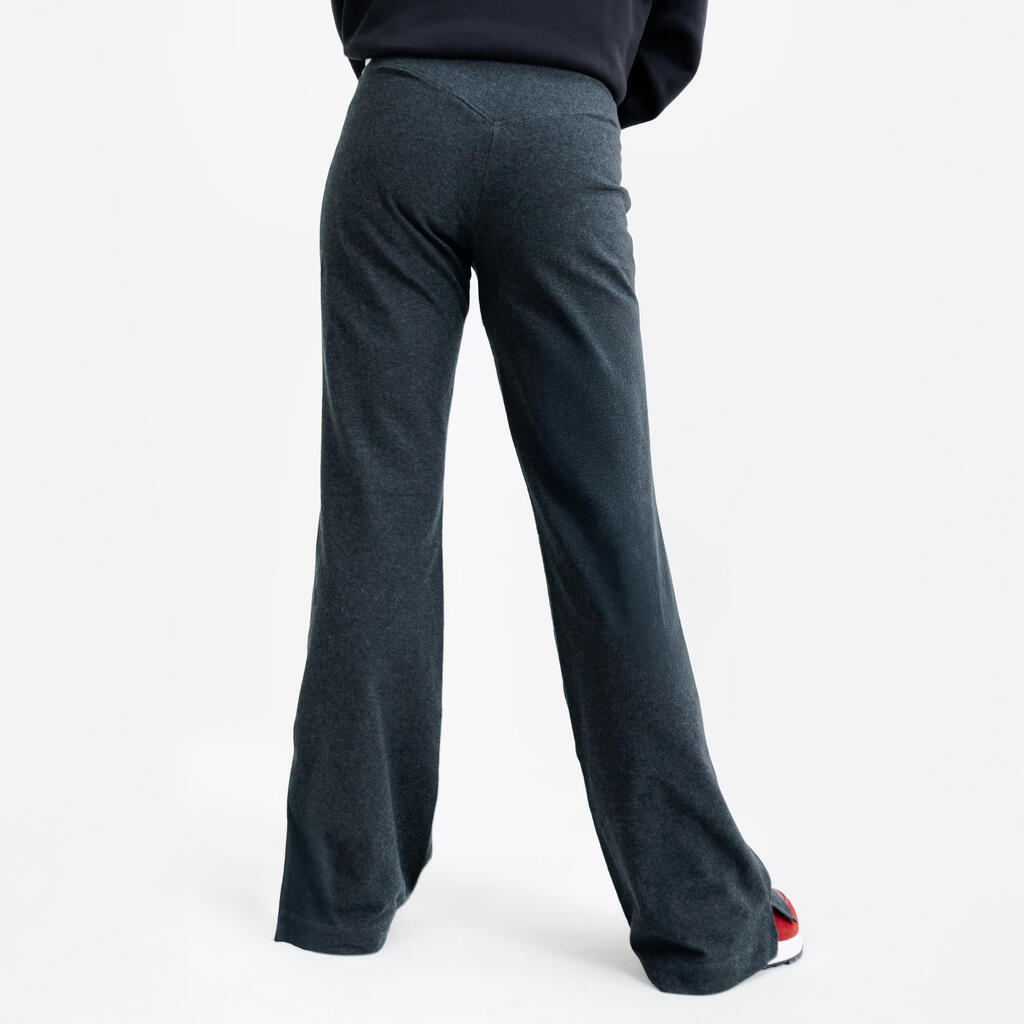 Legging évasé femme, Elementals, gris