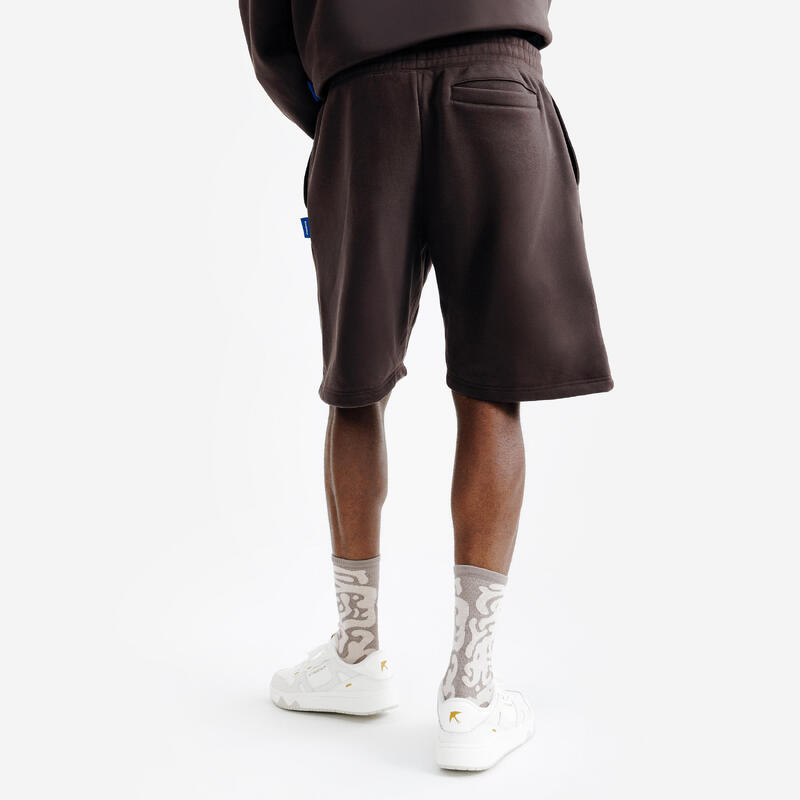 Pantalon scurt sport Elementals unisex maro