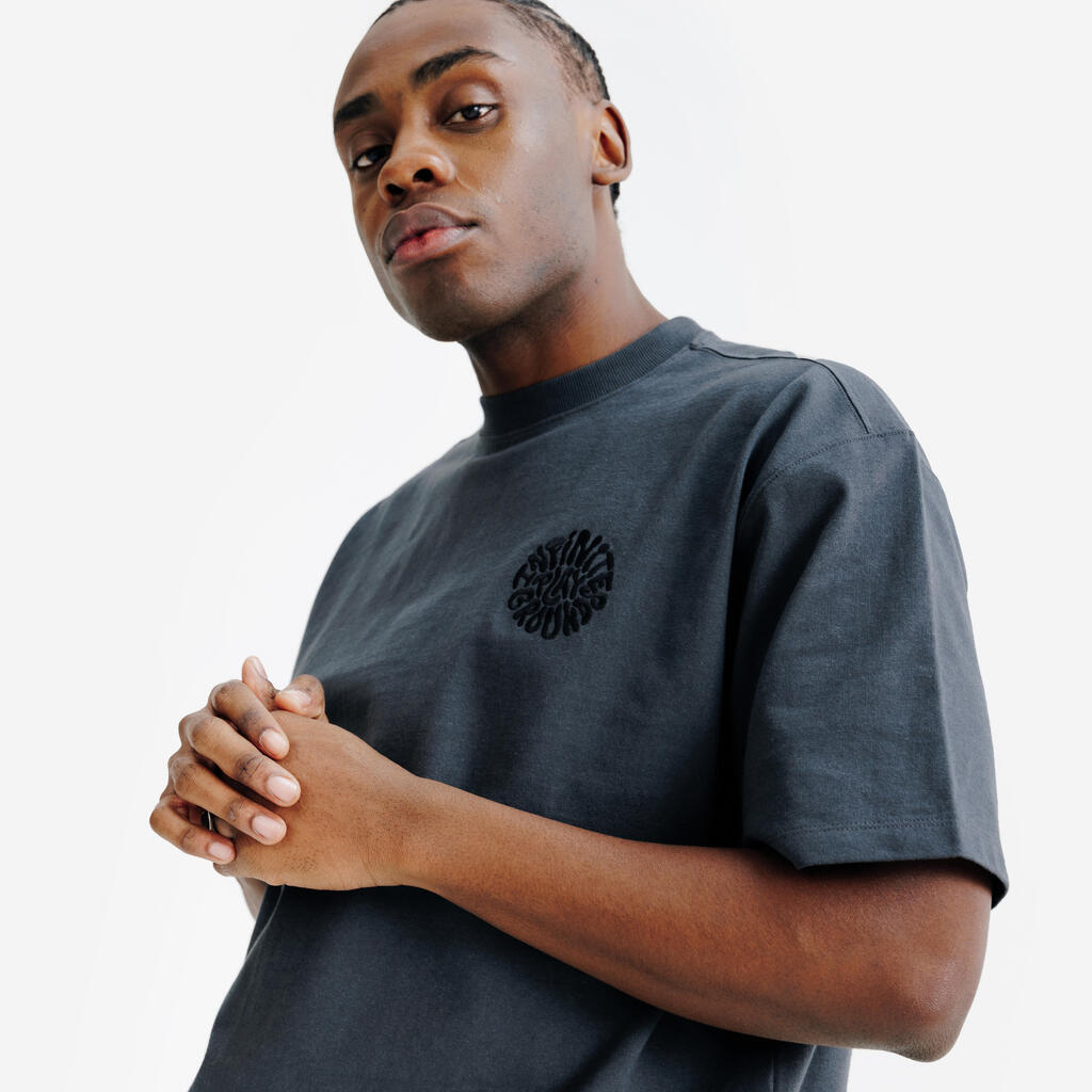 T-shirt graphique mixte, Elementals, noir
