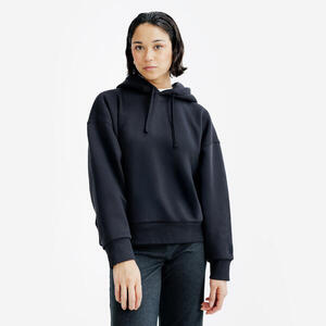 Sudadera con capucha mujer, Elementals, negro