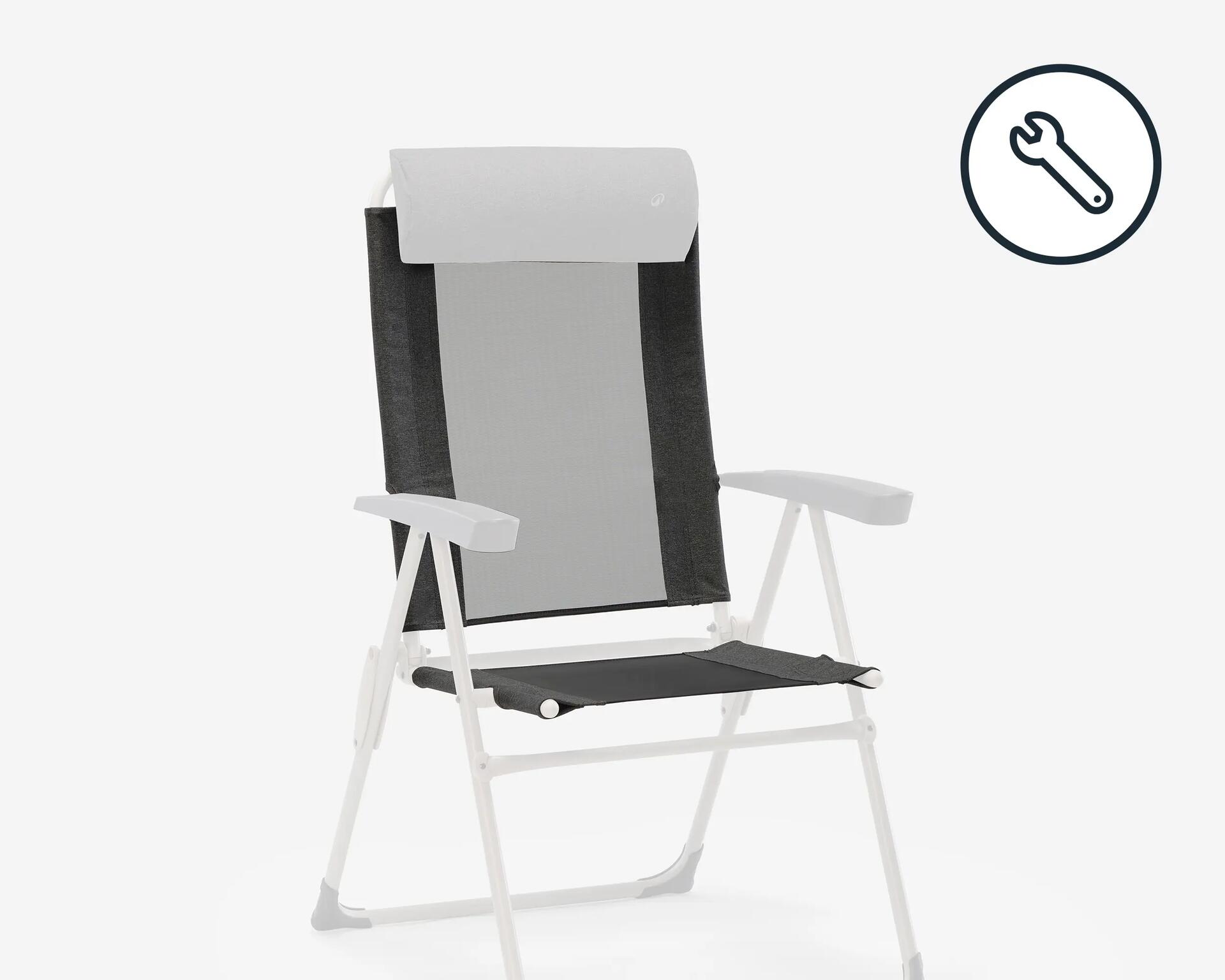 Remplacement du kit assise/dossier pour le fauteuil pliant