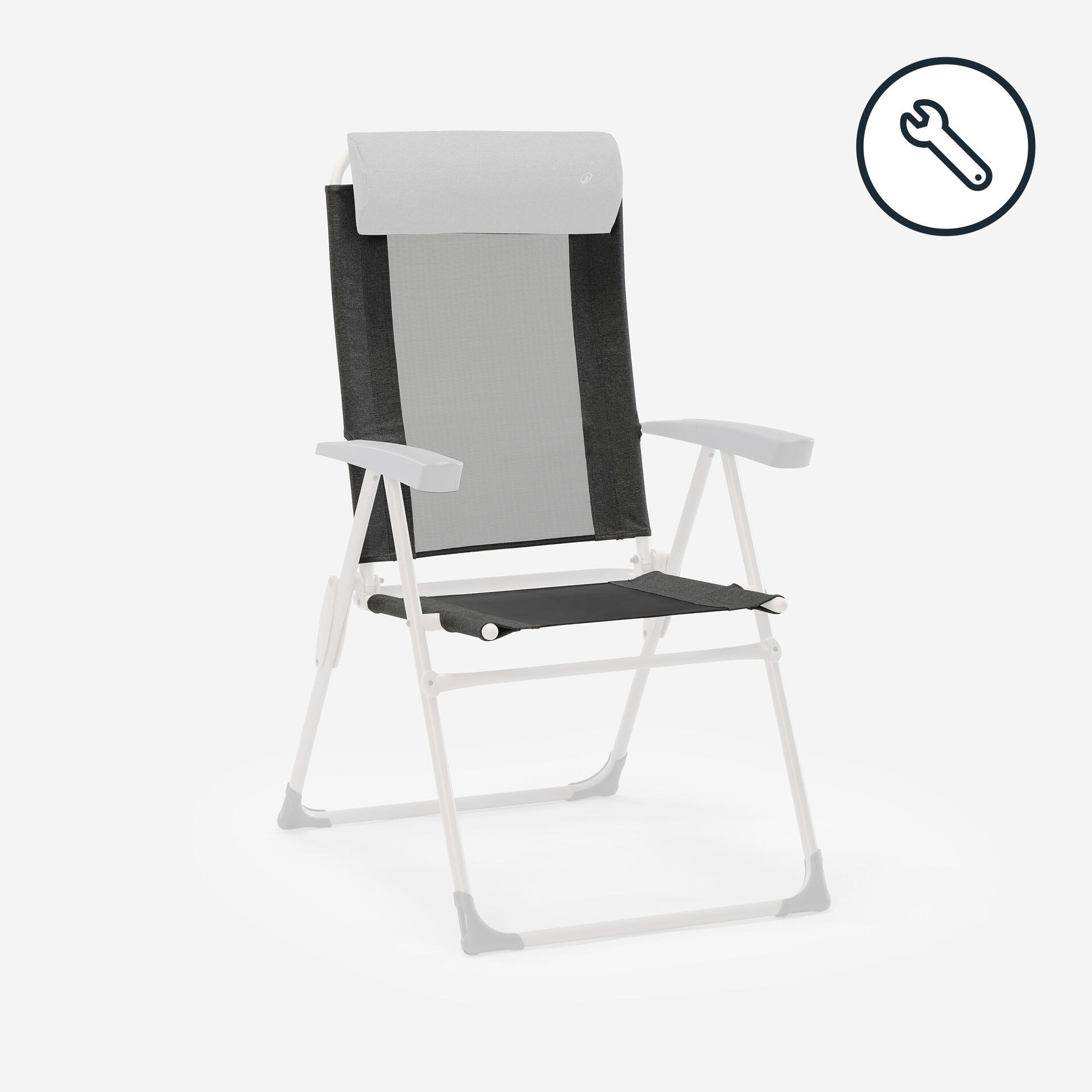 Remplacement du kit assise/dossier pour le fauteuil pliant