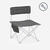 Assise pour chaise basse